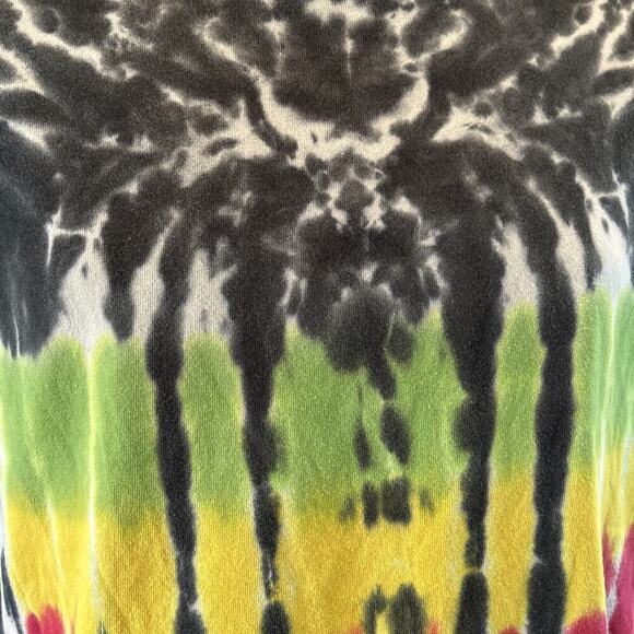 Vintage Alstyle Shirt Adult Large Tie Dye Ringer Y2K 3XL Mens EUC Skater - Picture 4 of 11